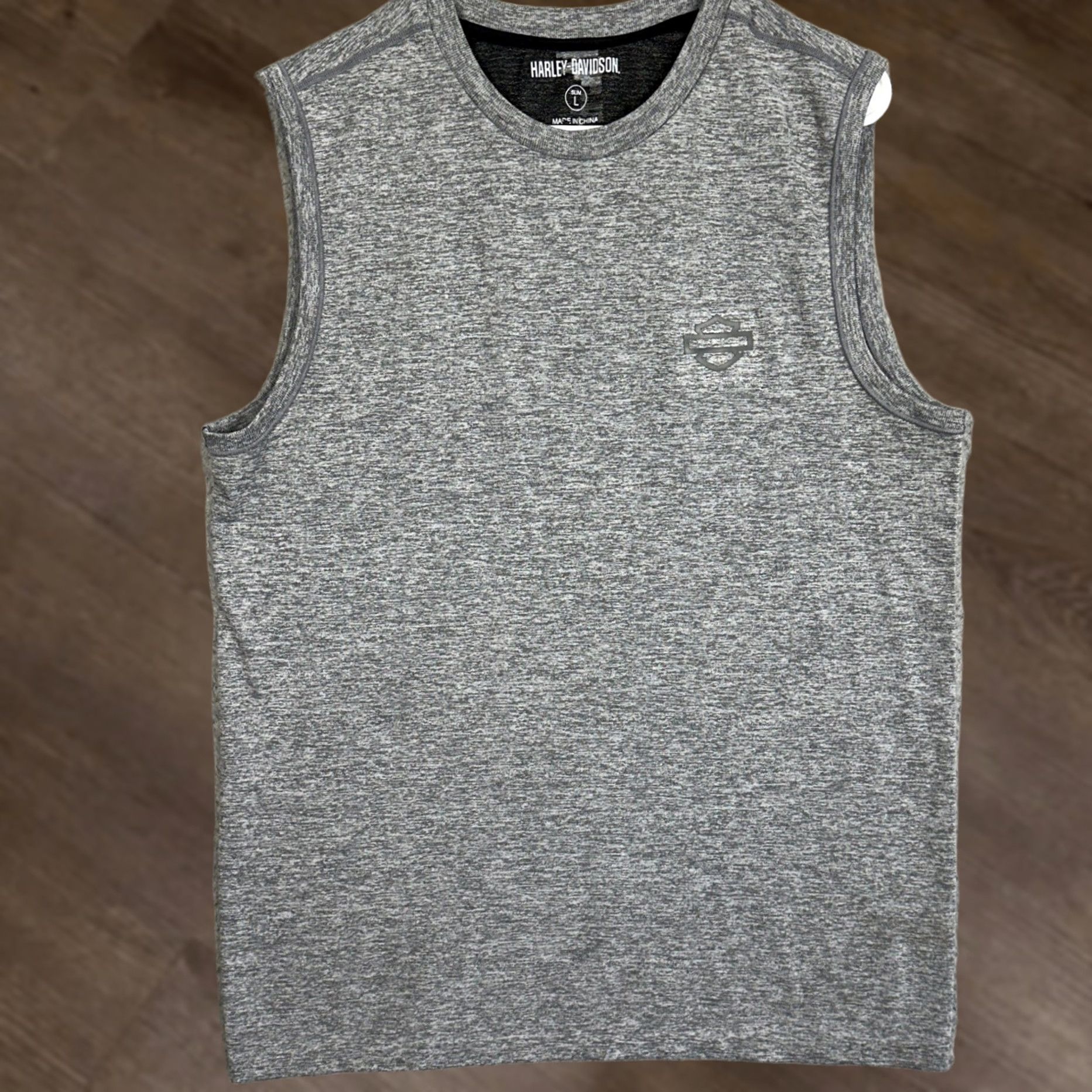 Harley Davidson Harley-Davidson Shirt Mens Large Slim Fit Tank Top Fitted Heather Sleeveless Size US L / EU 52-54 / 3 - 1 Thumbnail