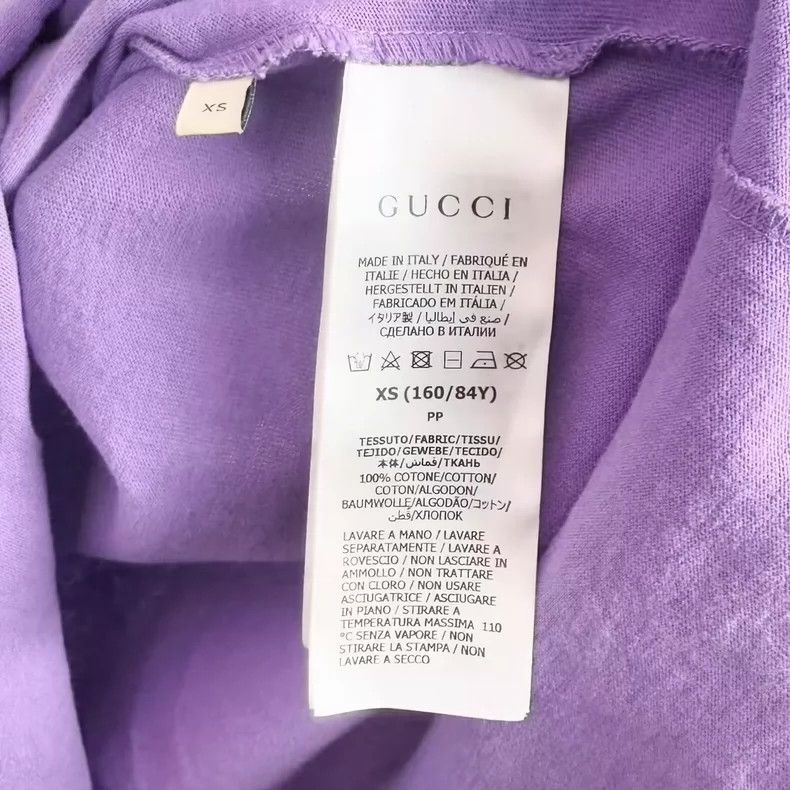 Gucci Gucci Purple cherry logo short sleeves 2502-Nextarrow Size US XS / EU 42 / 0 - 4 Thumbnail