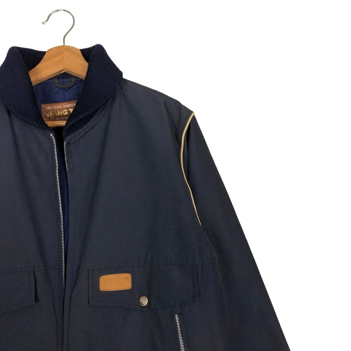 Japanese Brand 🔥VINTAGE BOMBER JACKET MA-1 DESIGN HANG TEN ISSEY MIYAKE Size US M / EU 48-50 / 2 - 5 Thumbnail