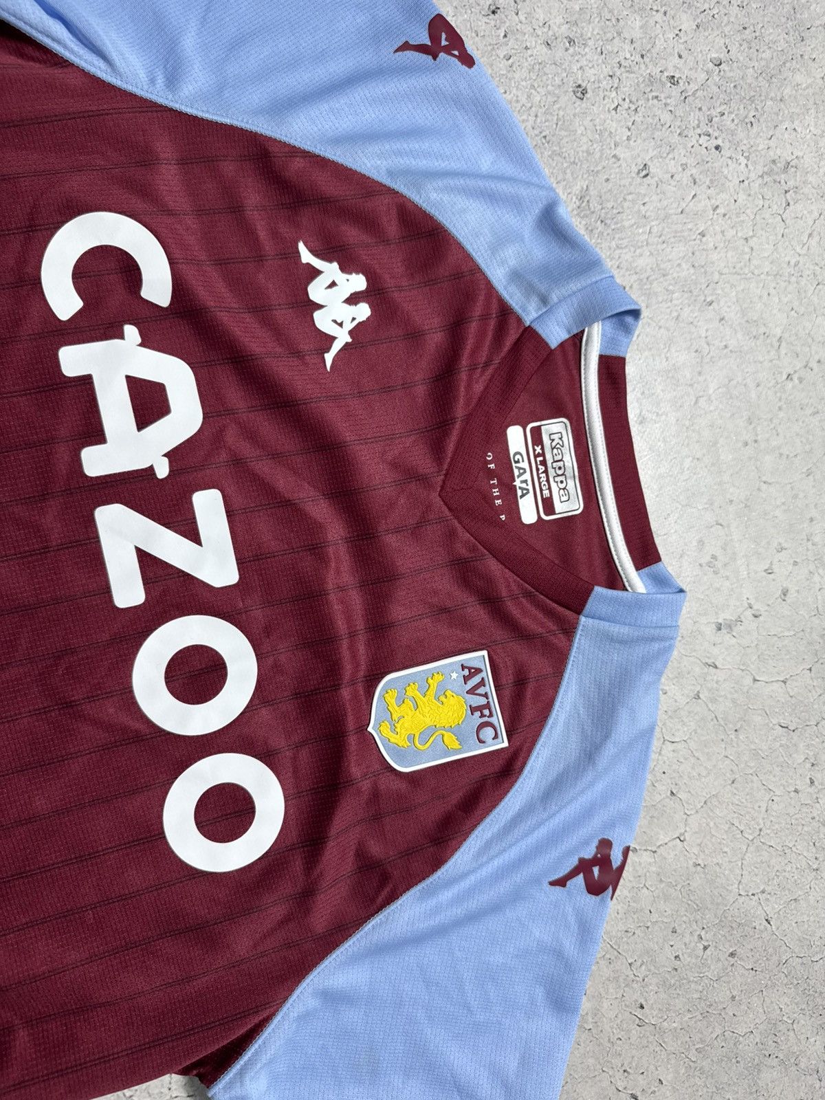 Kappa Kappa FC Aston Villa 2020/2021 Vintage Soccer Jersey Size US S / EU 44-46 / 1 - 6 Thumbnail