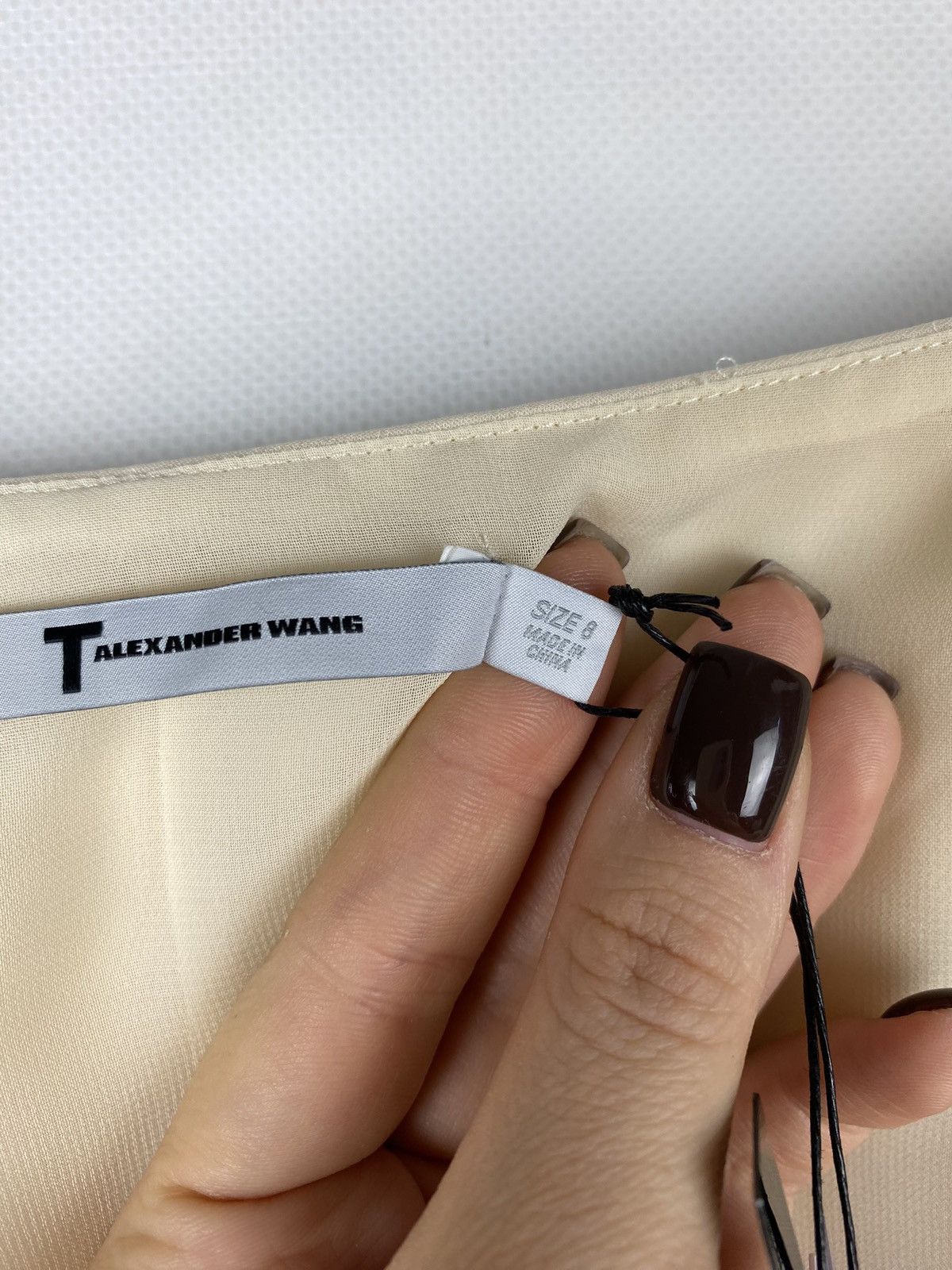 T by Alexander Wang BNWT! T Alexander Wang Pleated Shoulder silk top t shirt Size M / US 6-8 / IT 42-44 - 11 Thumbnail