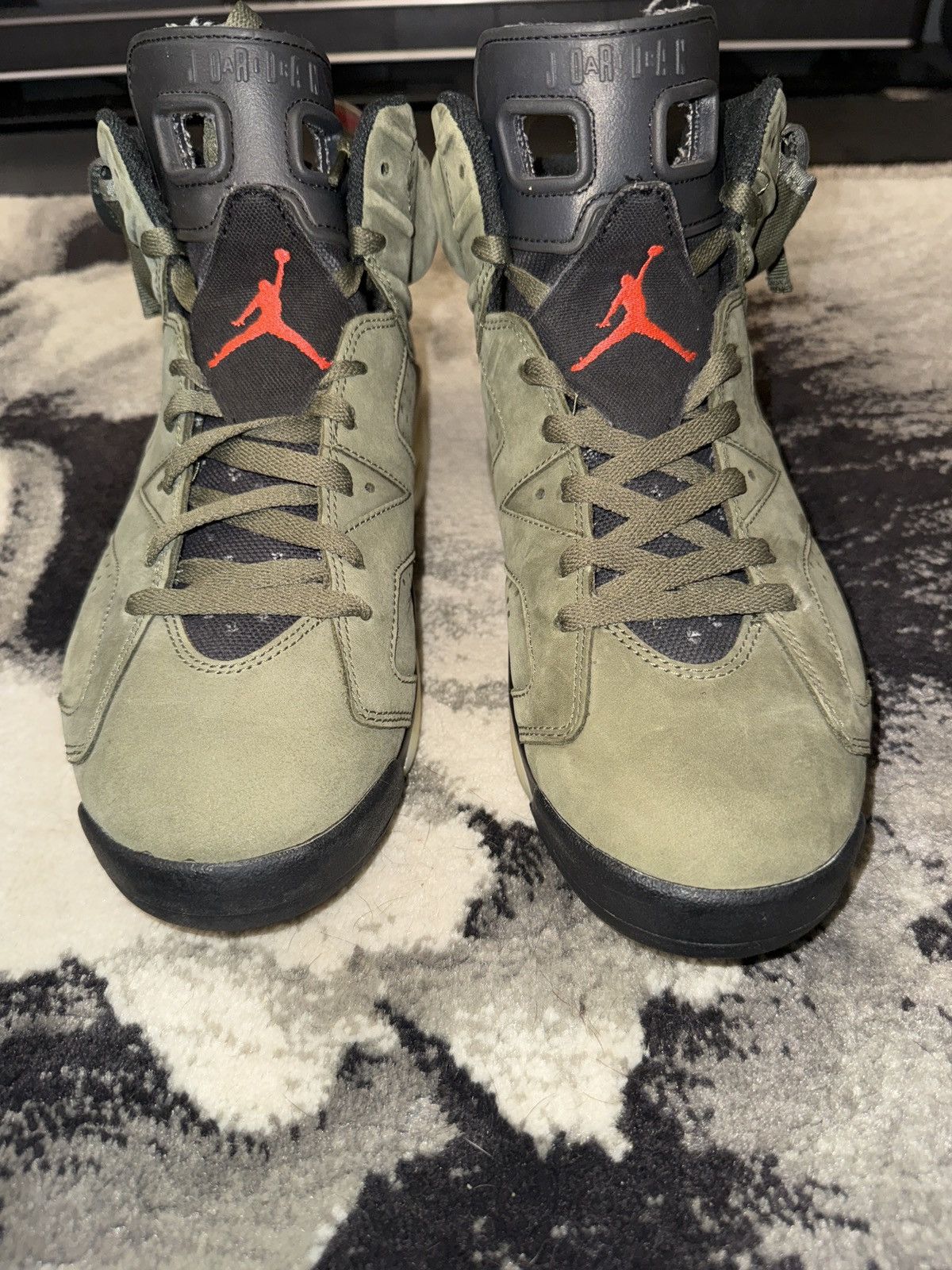 Jordan Brand × Travis Scott Travis Scott 6 Olive Size US 10 / EU 43 - 3 Thumbnail