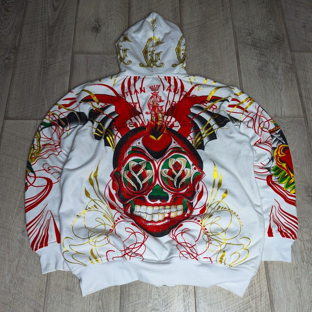 Christian Audigier NEW CHRISTIAN AUDIGIER zip-up by Ed Hardy Size US XL / EU 56 / 4 - 2 Thumbnail