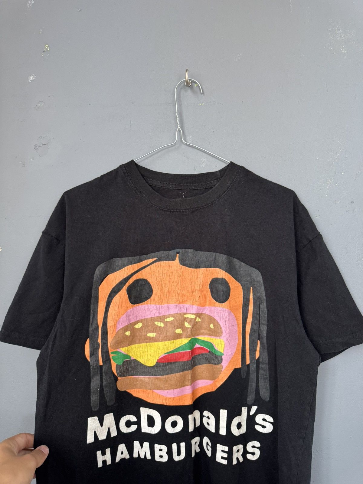 Cactus Plant Flea Market × Travis Scott Travis Scott Baggy T-Shirt McDonalds Burger Mouth T-Shirt Size US S / EU 44-46 / 1 - 4 Thumbnail