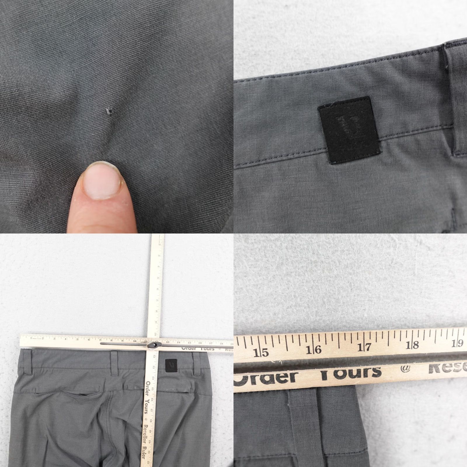 Vuori Vuori Mens 32 Gray Aim Pants Chino Zip Pockets Regular Straight Lightweight Performance Golf Size US 32 / EU 48 - 8 Thumbnail