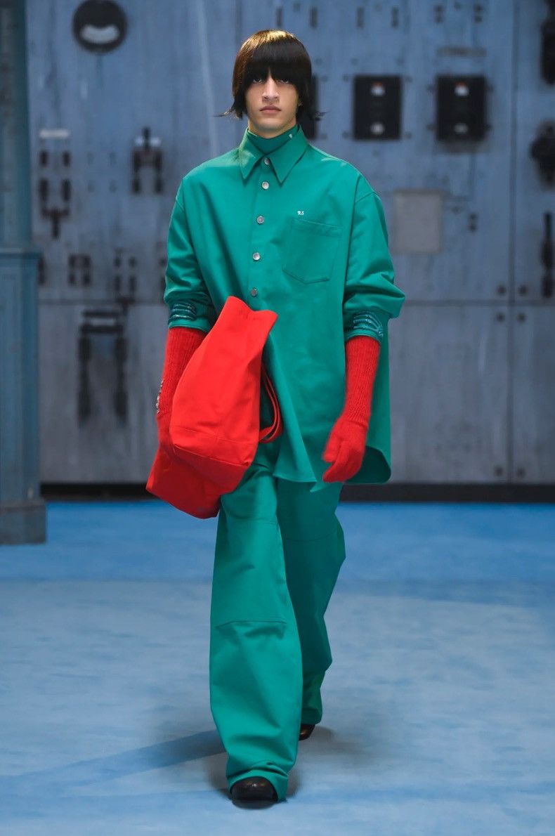 Raf Simons double knee wide leg work pants AW21 Size US 32 / EU 48 - 7 Thumbnail