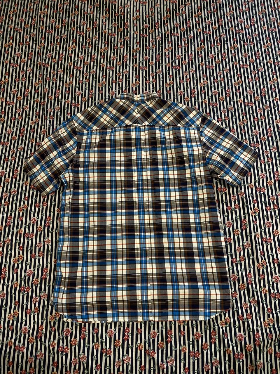Fred Perry Vintage 00s FRED PERRY Plaid Sleeve Button UP Size US M / EU 48-50 / 2 - 6 Thumbnail