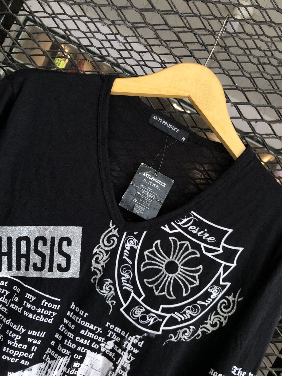 Japanese Brand JAPANESE ANTI PRODUCE LONG SLEEVE LIKE CHROME HEARTS STYLE Size US M / EU 48-50 / 2 - 5 Thumbnail