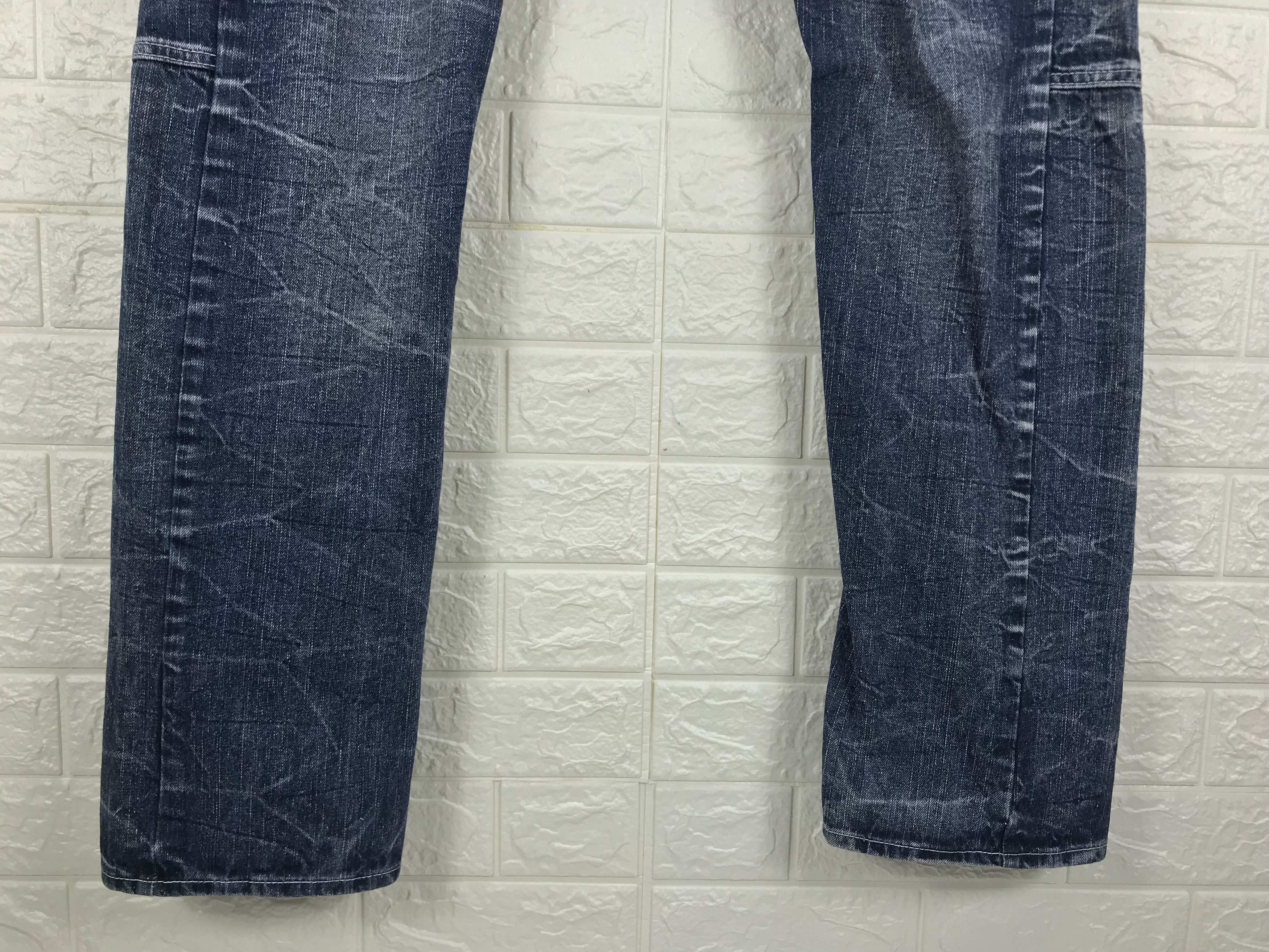 Japanese Brand Vintage Japanese Double Focus Double Waist Jeans Size US 31 - 5 Thumbnail