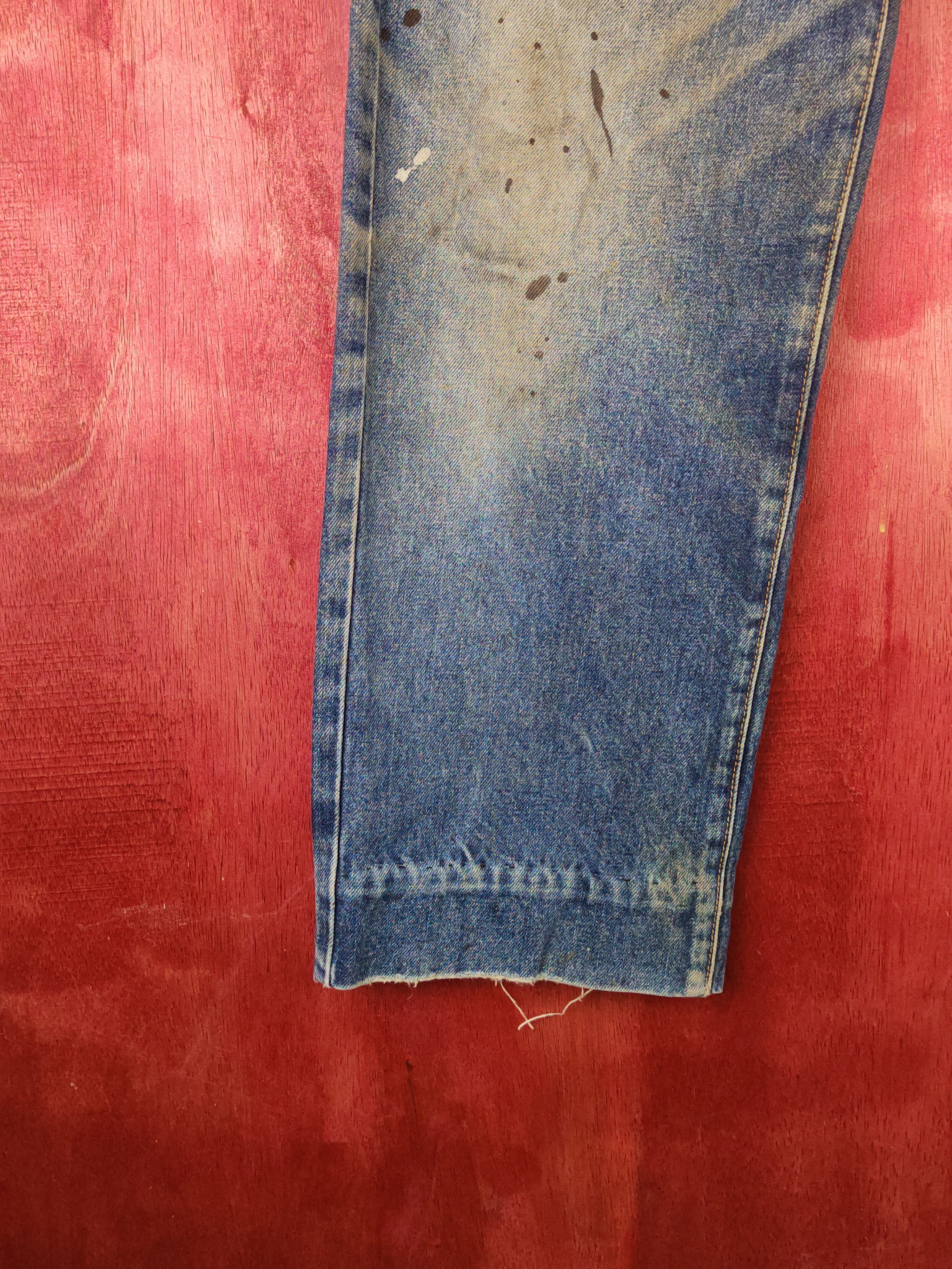 Japanese Brand UCW Dark Blue Faded Distressed Ripped Jeans #S1775 Size US 30 / EU 46 - 4 Thumbnail