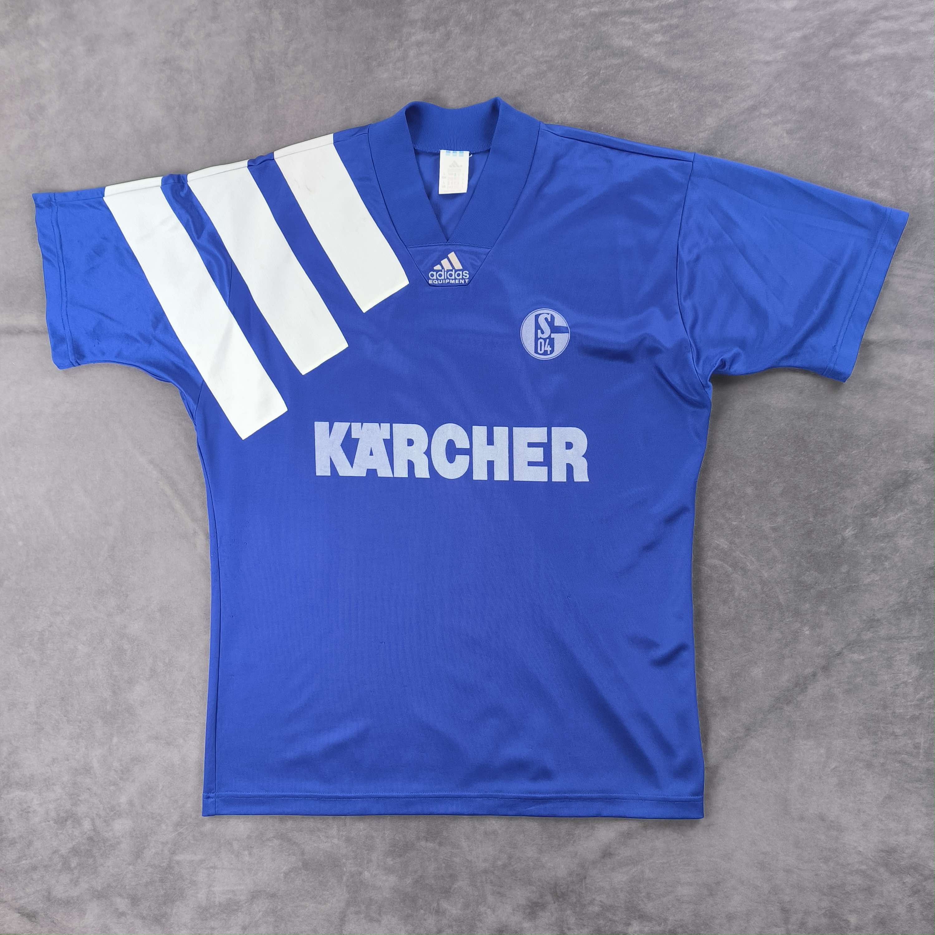 Adidas Schalke 1994-96 Adidas home football jersey shirt size L Size US L / EU 52-54 / 3 - 1 Thumbnail