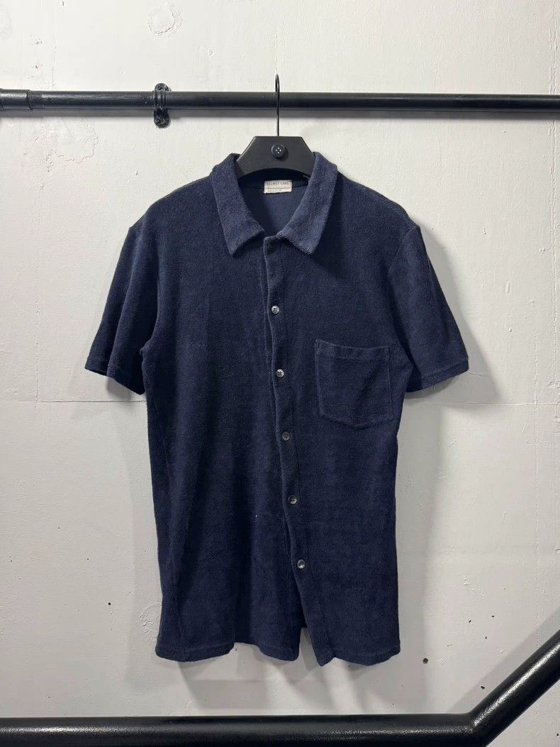 HELMUT LANG Towel cloth polo short sleeves