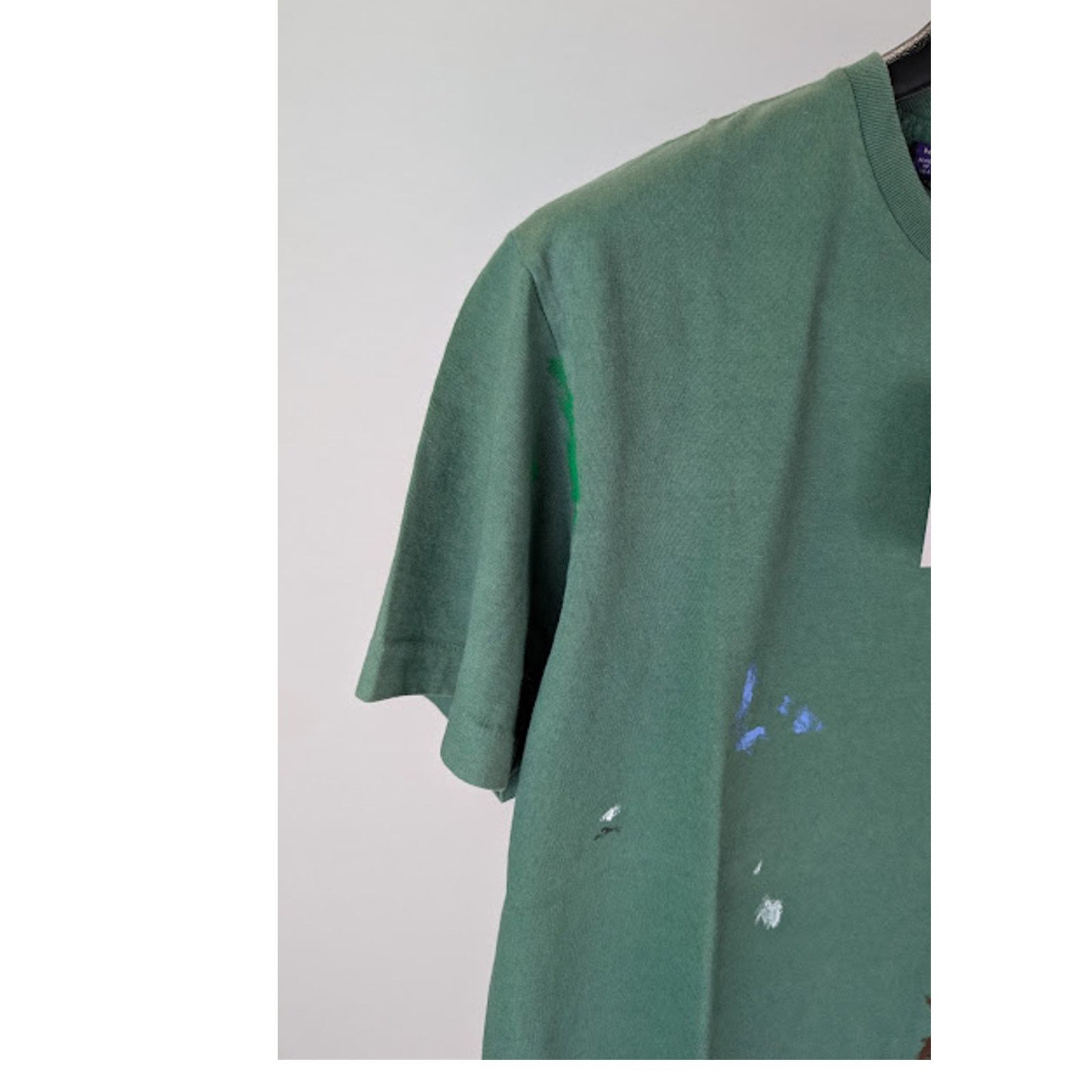 Gallery Dept. o1rshd1 Vintage Logo Painted T-Shirt in Green Size US XXL / EU 58 / 5 - 6 Thumbnail