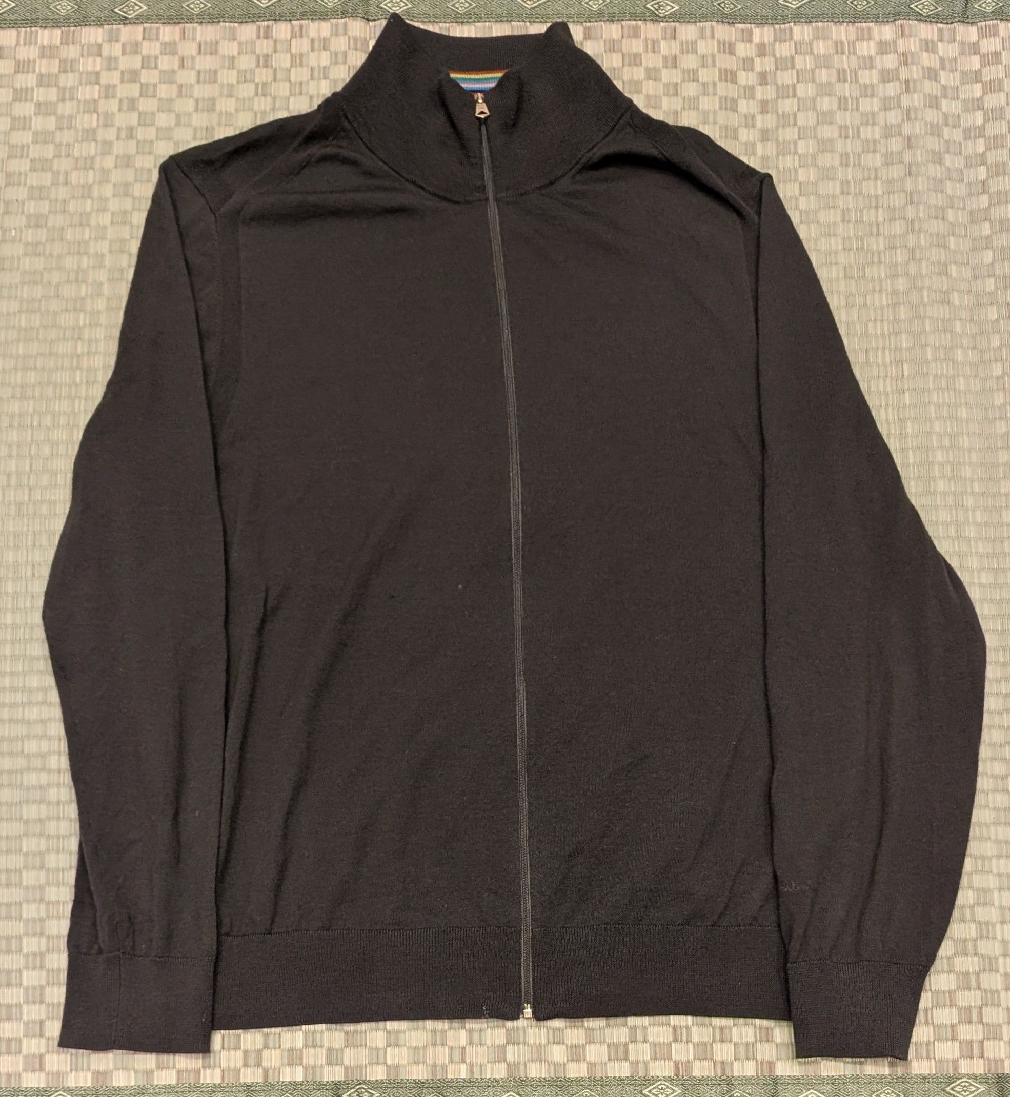 Paul Smith Paul Smith 100% Merino Wool Full Zip Cardigan Sweater Brown Size US XL / EU 56 / 4 - 1 Thumbnail