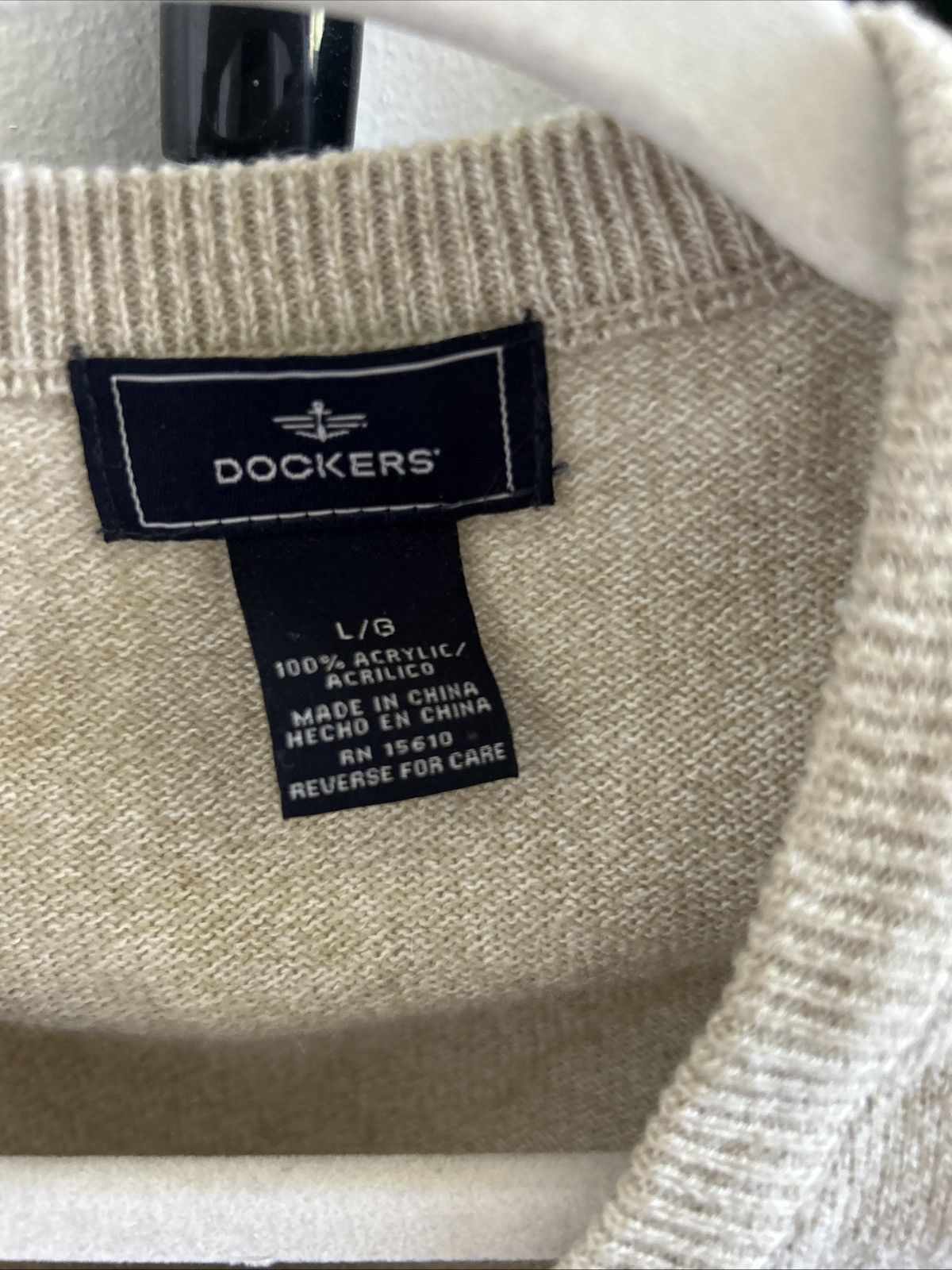 Dockers Dockers Grey and Brown Sweater Vest Size US L / EU 52-54 / 3 - 3 Thumbnail