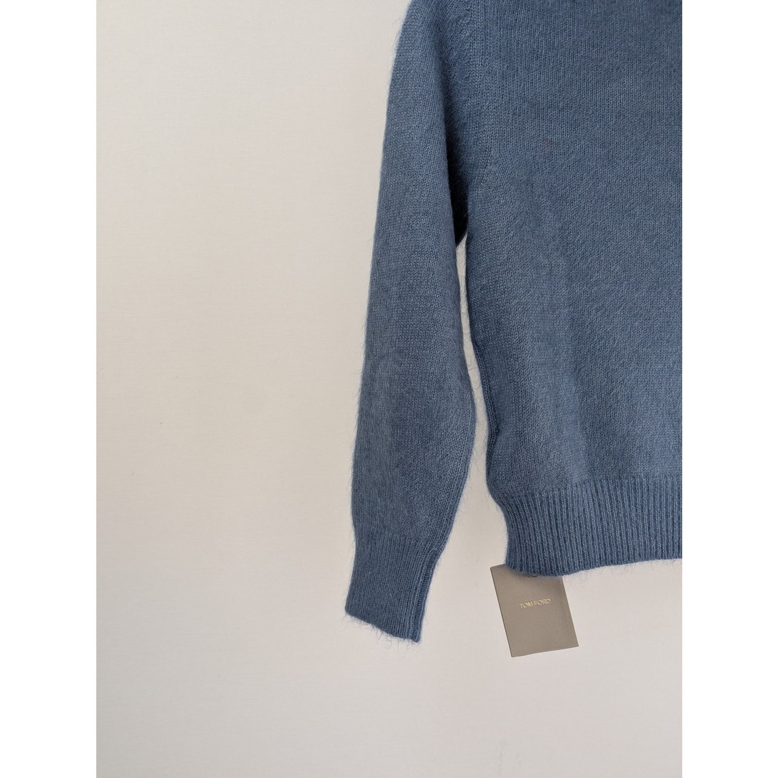 Tom Ford o1rshd1 Turtle Neck Sweatshirt in Blue Size US M / EU 48-50 / 2 - 14 Thumbnail