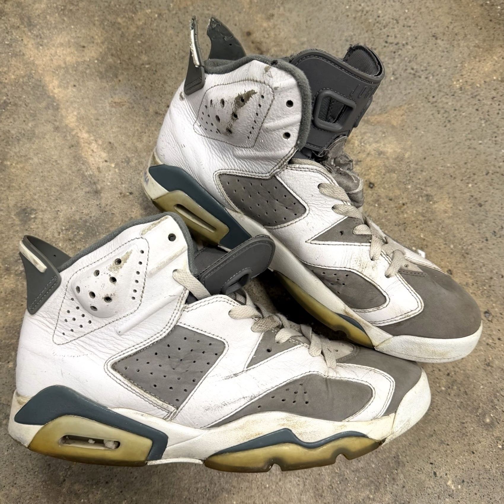 Jordan Brand Air Jordan 6 Retro Cool Grey Mens Size 9.5 Sneaker Jordan Mens 9.5 Size US 9 / EU 42 - 2 Thumbnail