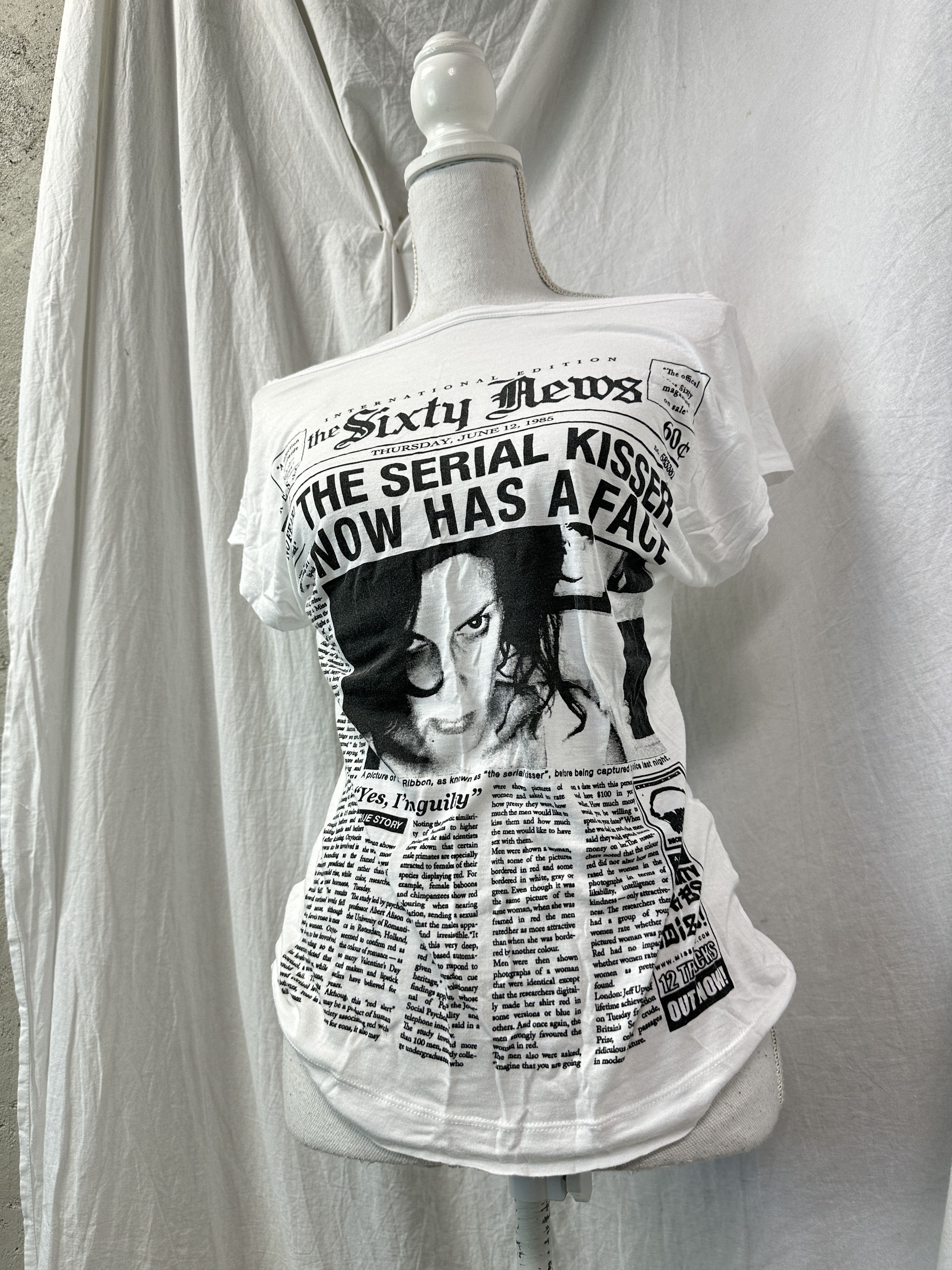 Miss Sixty Vintage Casual Serial Kisser Miss Sixty T-shirt 00s Size L / US 10 / IT 46 - 1 Thumbnail