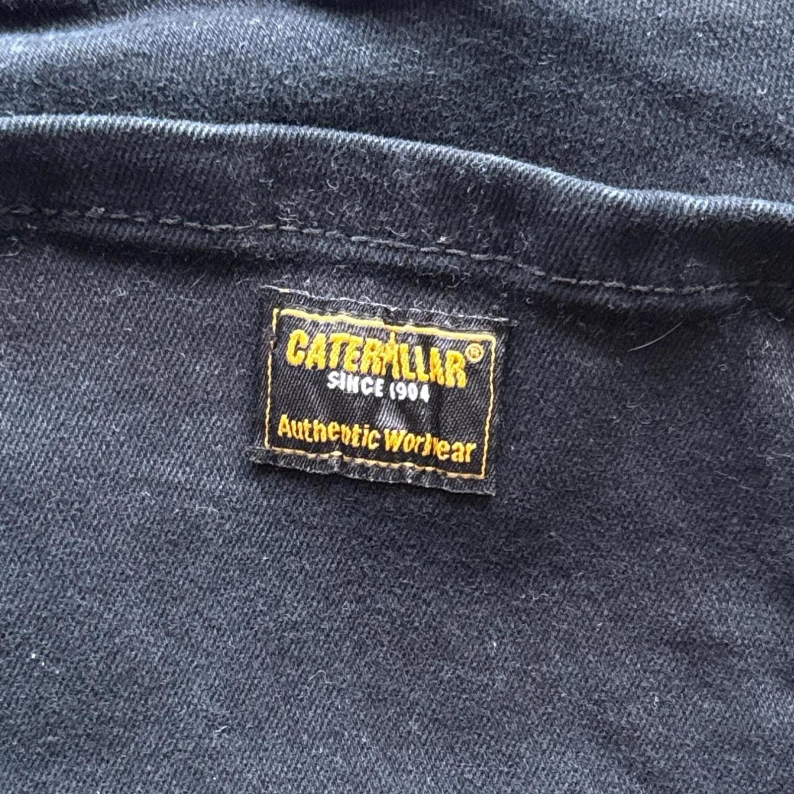Caterpillar Black Caterpillar Carpenter Cargo Straight Leg Pants Size US 36 / EU 52 - 6 Thumbnail