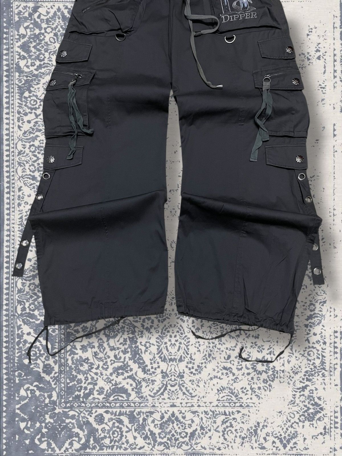 Designer × Japanese Brand × Vintage Vintage 90s Japan Designer Dippers Baggy Bondage Style Pant Size US 28 / EU 44 - 3 Thumbnail