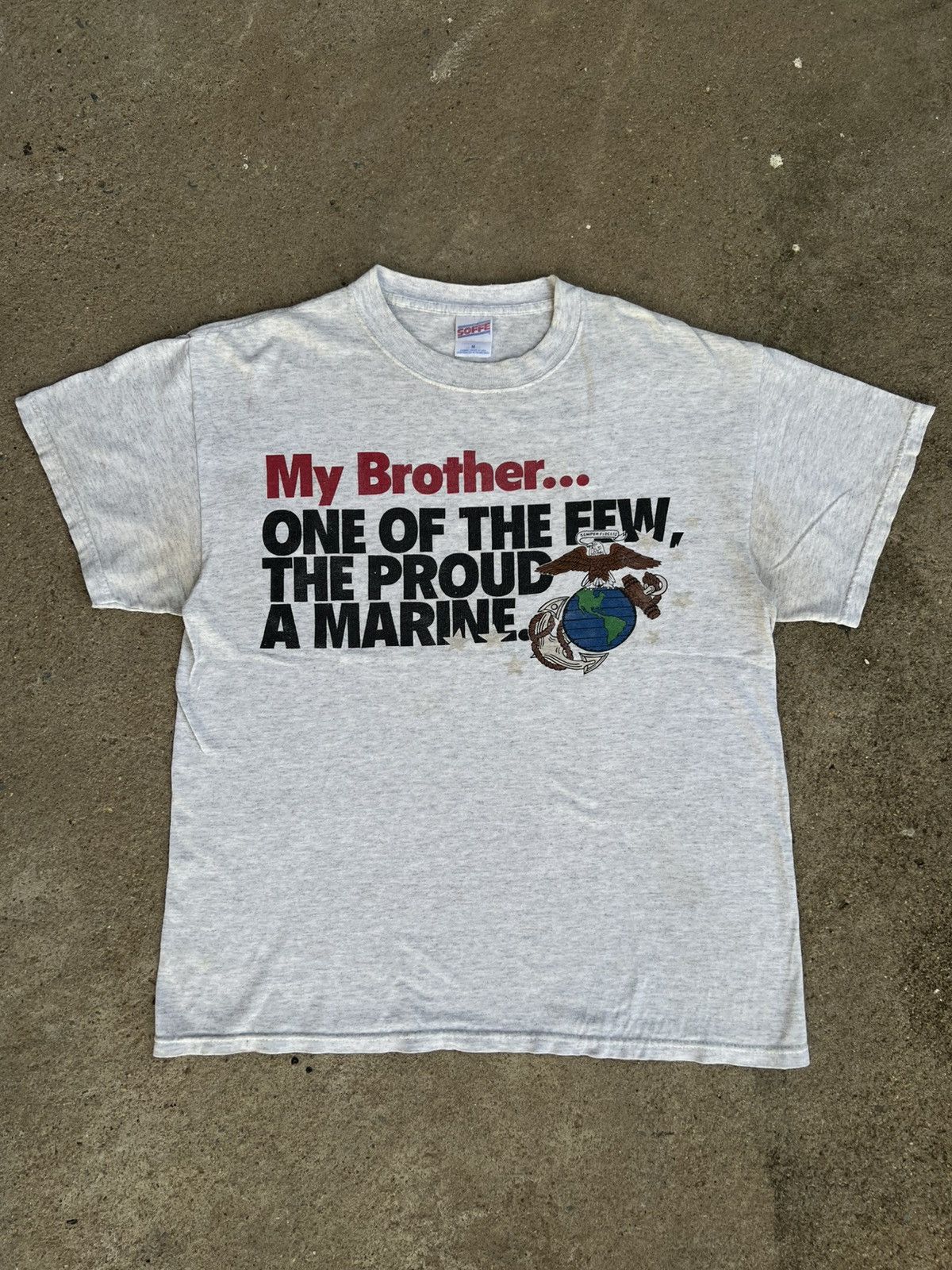 Band Tees Vintage 2000s USMC Tshirt Size US M / EU 48-50 / 2 - 1 Thumbnail