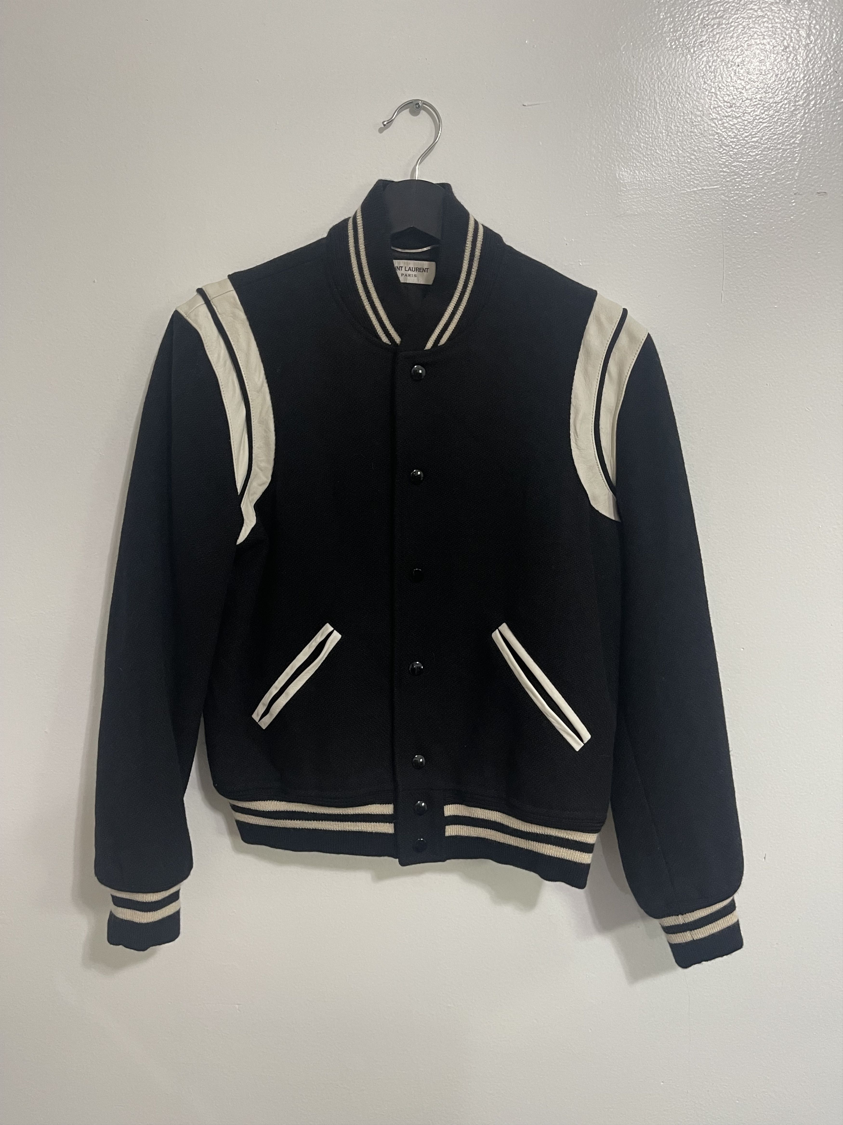 SAINT LAURENT corduroy teddy jacket