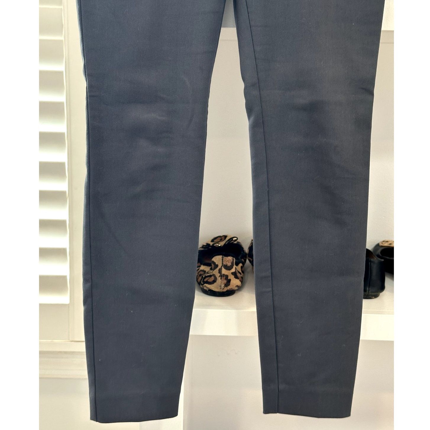 Loft Ann Taylor Loft Marisa Charcoal Gray Straight Pants 2P Size 26" / US 2 / IT 38 - 3 Thumbnail