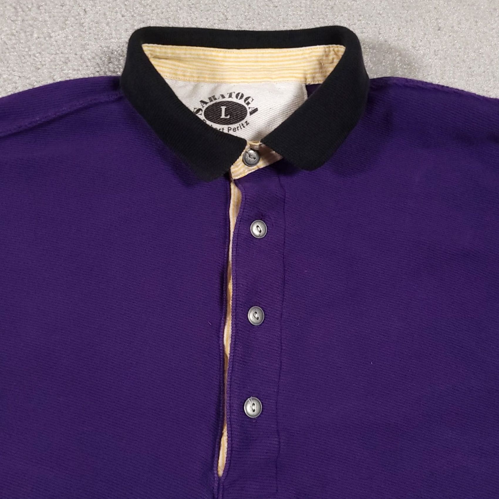Vintage VINTAGE Saratoga Sweatshirt Mens Large Purple Heavy Collared Ski 90s Sports Outdoor Heavyweight Pullover Men Size US L / EU 52-54 / 3 - 4 Thumbnail
