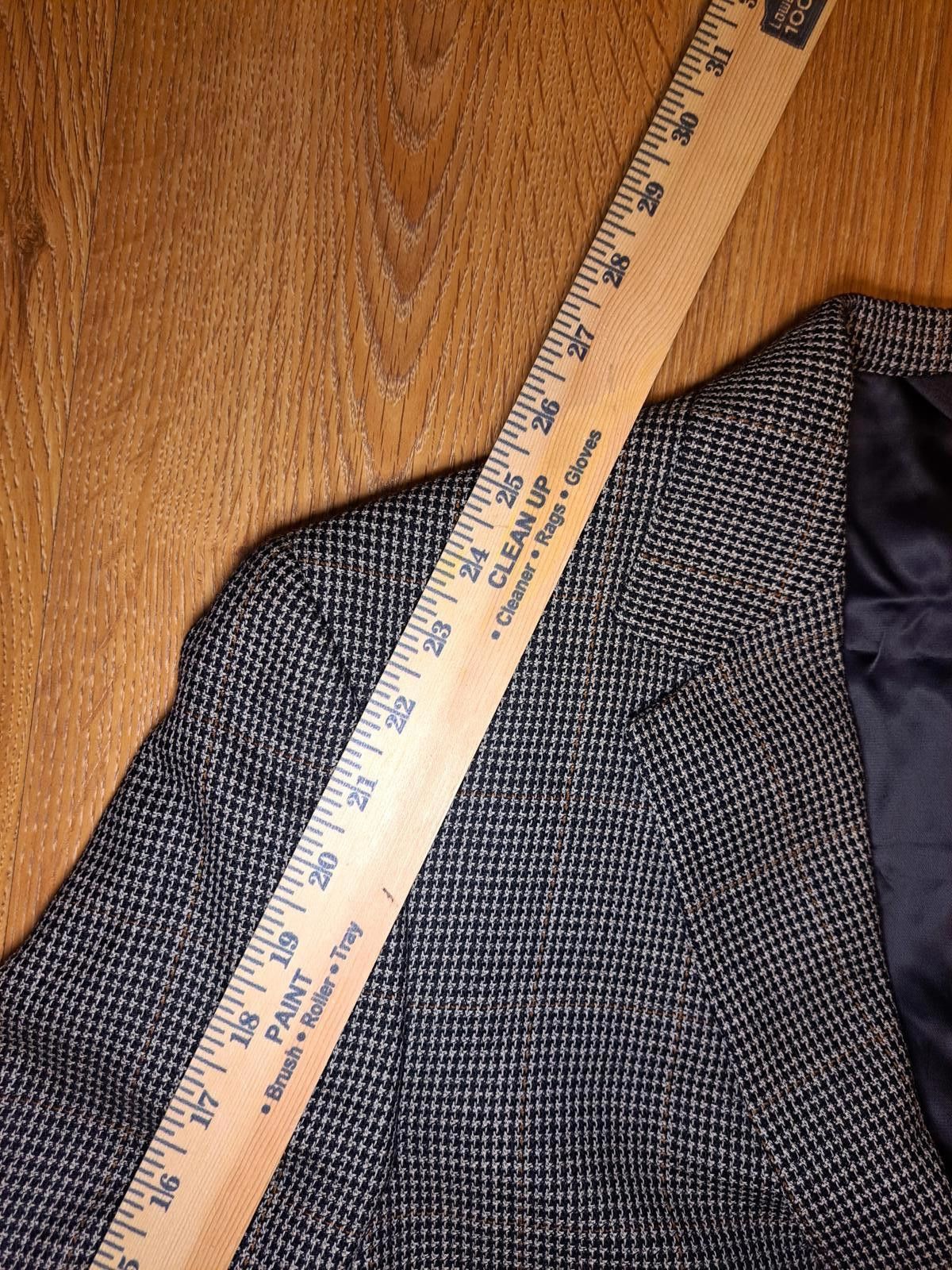 Jos. A. Bank NEW Jos A Bank Sport Coat Mens 40R Houndstooth Silk Wool Size 40R - 12 Thumbnail