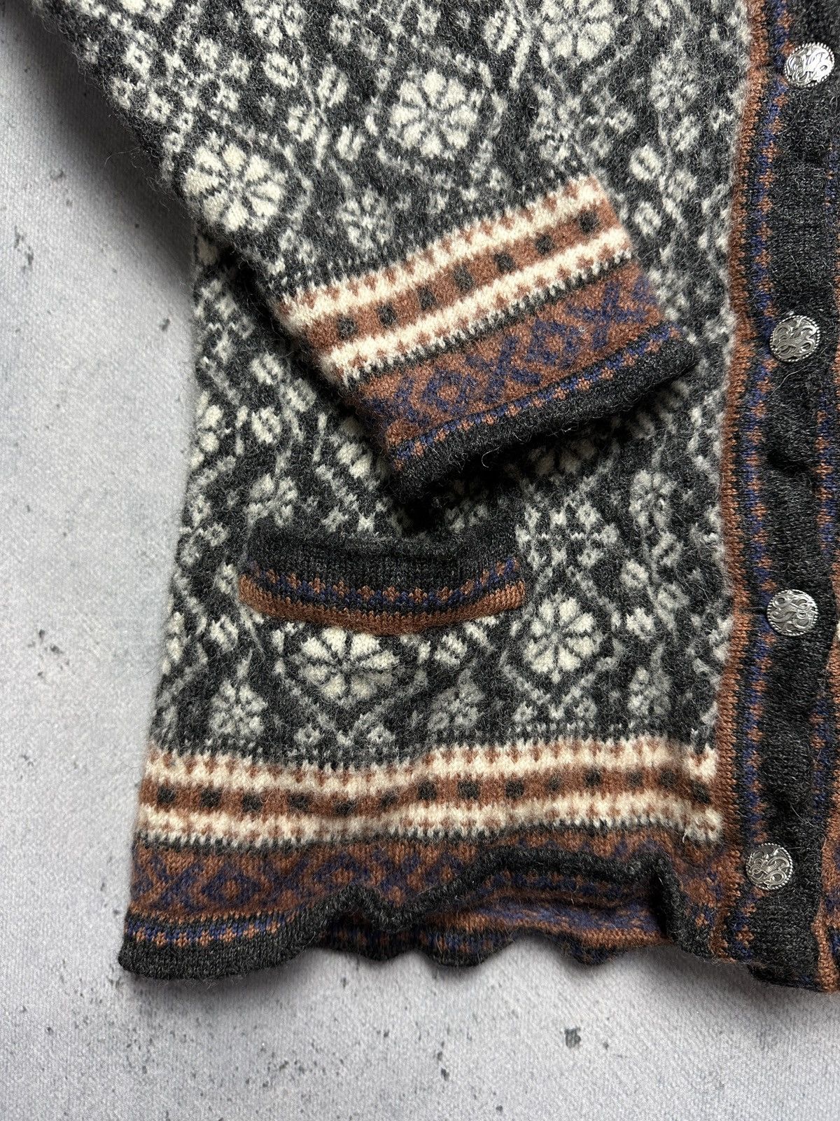 Dale Of Norway Vintage Skjaeveland Made In Norway Crazy Warm Cardigan y2k Size M / US 6-8 / IT 42-44 - 5 Thumbnail
