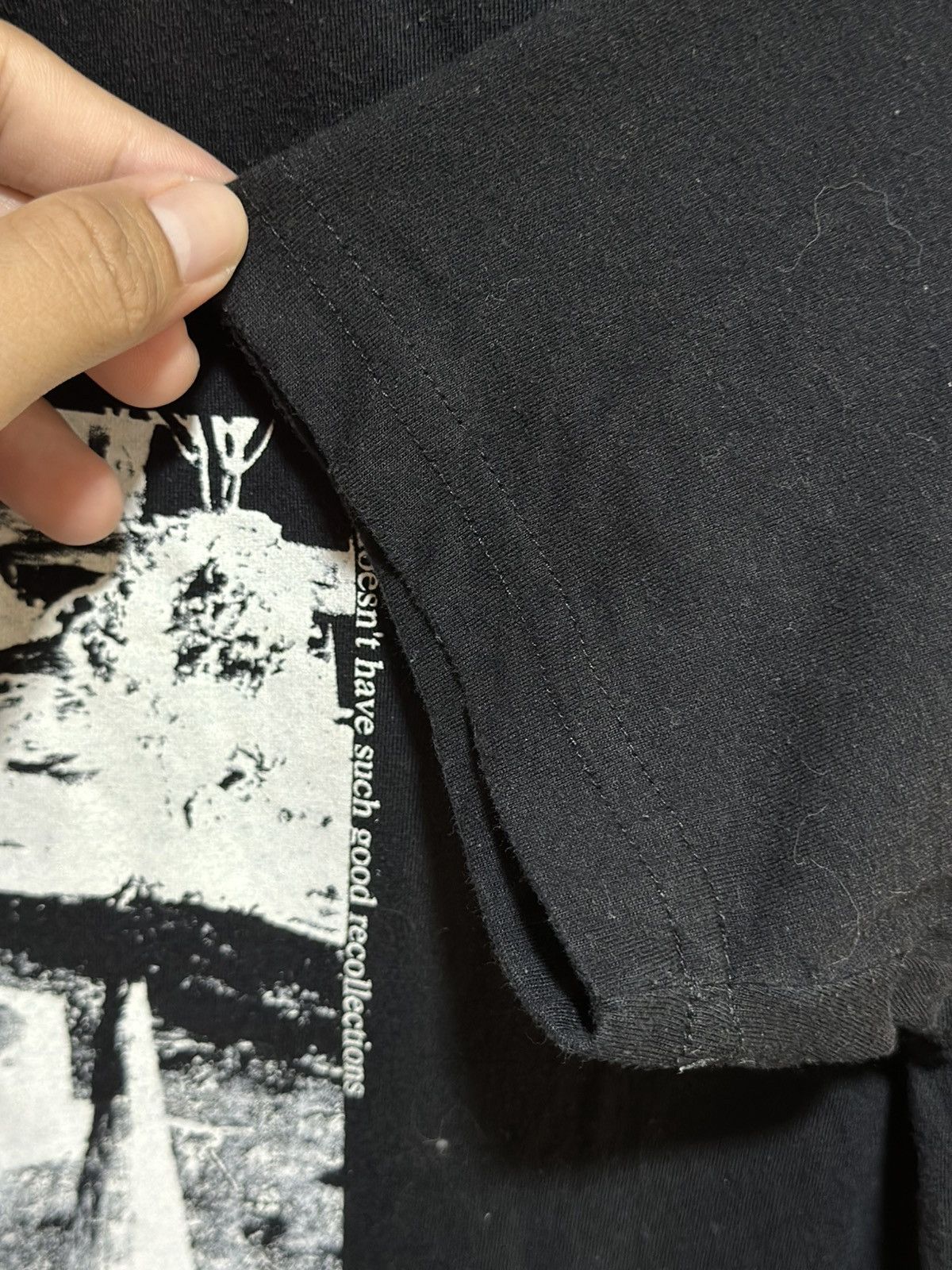 Vintage × semanticdesign Vintage Semantics Design Breathe Faded Punk Tee Size L / US 10 / IT 46 - 5 Thumbnail