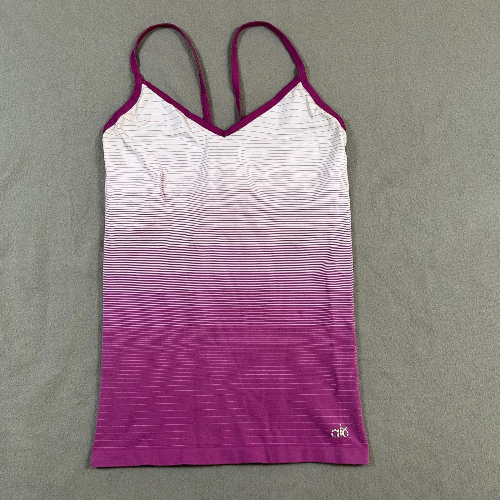 Alo Alo Women’s Tank Top Pink White Stripes Medium Size M / US 6-8 / IT 42-44 - 1 Thumbnail
