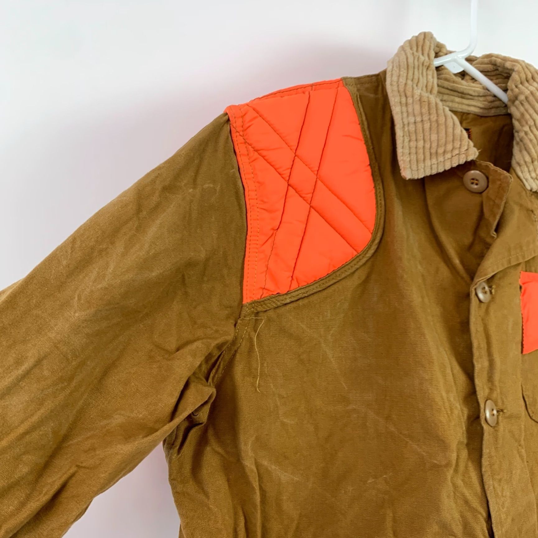 Vintage VINTAGE Woodsman Jacket Shirt Men XL Brown Canvas Hunting 90s Outdoor Pockets Water Resistant Coat Coat Size US XL / EU 56 / 4 - 2 Thumbnail