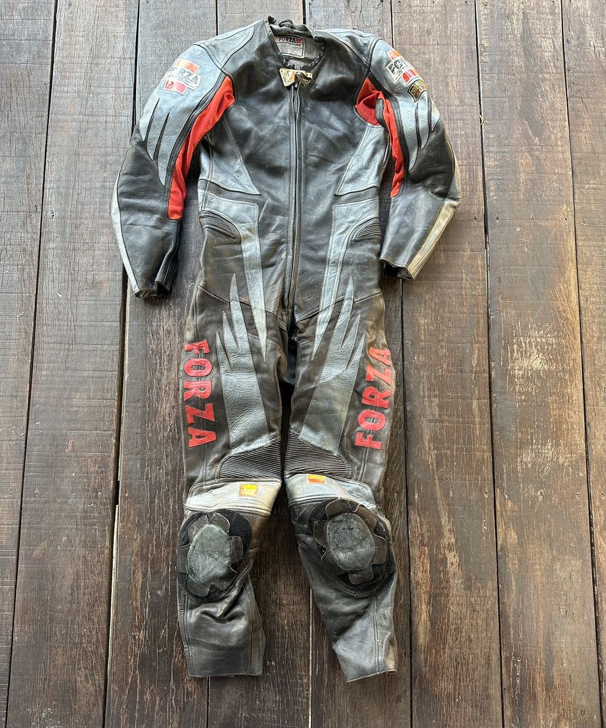 Japanese Brand Forza leather racing jacket Size US XS / EU 42 / 0 - 1 Thumbnail