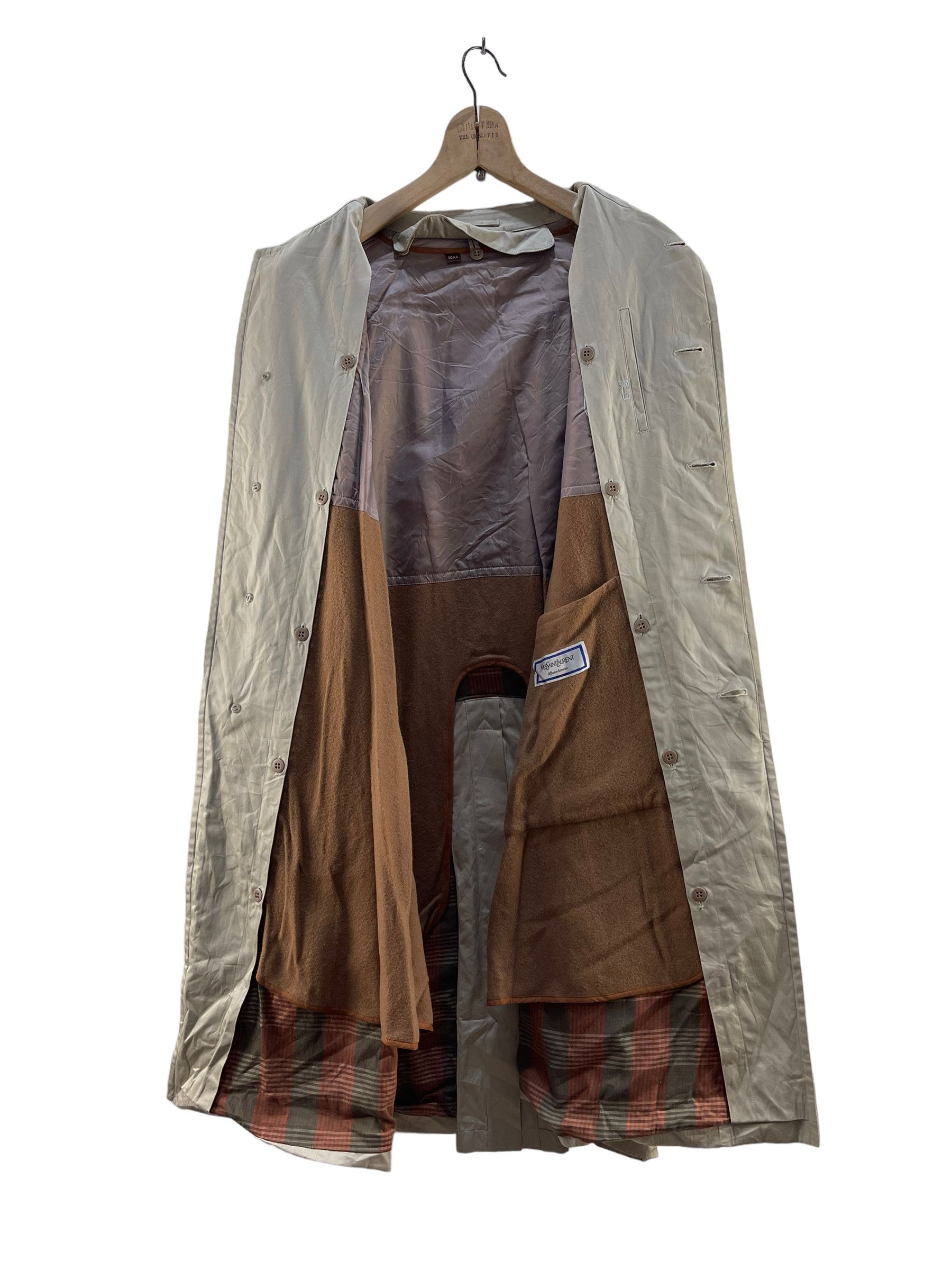 Yves Saint Laurent Vintage Yves Saint Laurent Trench Coat Jacket Size M / US 6-8 / IT 42-44 - 3 Thumbnail
