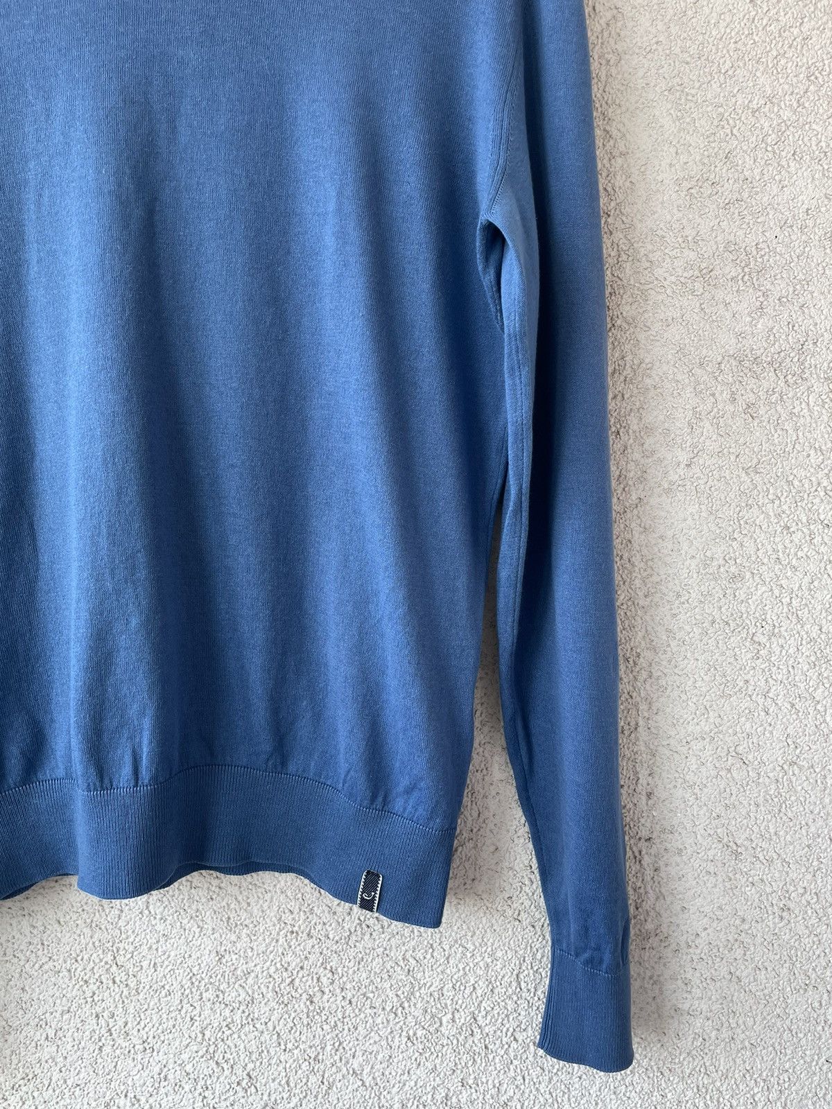 Jacob Cohen Jacob Cohen Basic Luxury Blue Sweater Cotton & Cashmere M Size US M / EU 48-50 / 2 - 3 Thumbnail