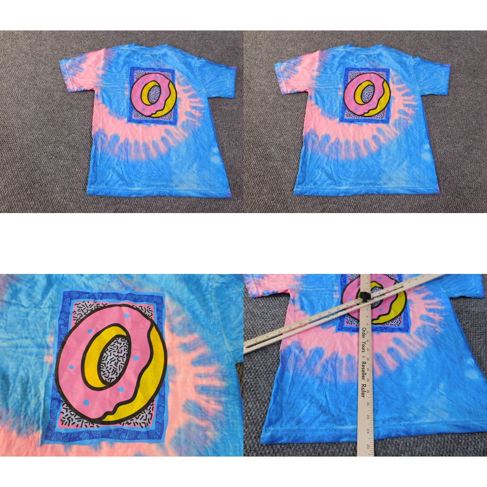 Odd Future Odd Future Shirt Small Mens Tour Blue Tie Dye Crew Neck Short Sleeve T-Shirt Hip Hop Logo Beach 90s Size US S / EU 44-46 / 1 - 8 Thumbnail