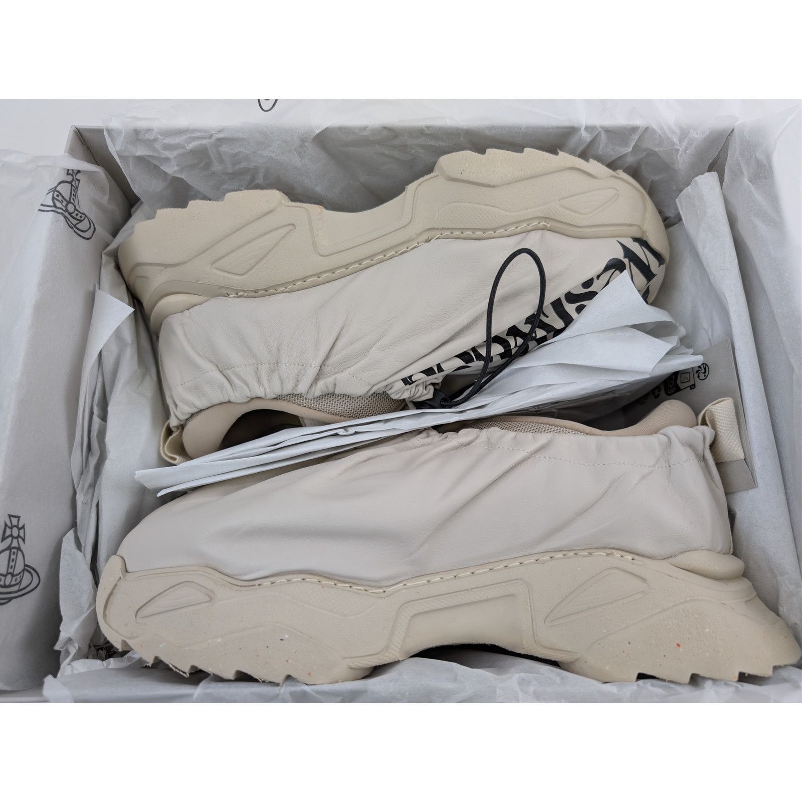 Vivienne Westwood o1rshd1 Romper Bag Trainer Sneaker in Stone Size US 12 / EU 45 - 22 Thumbnail
