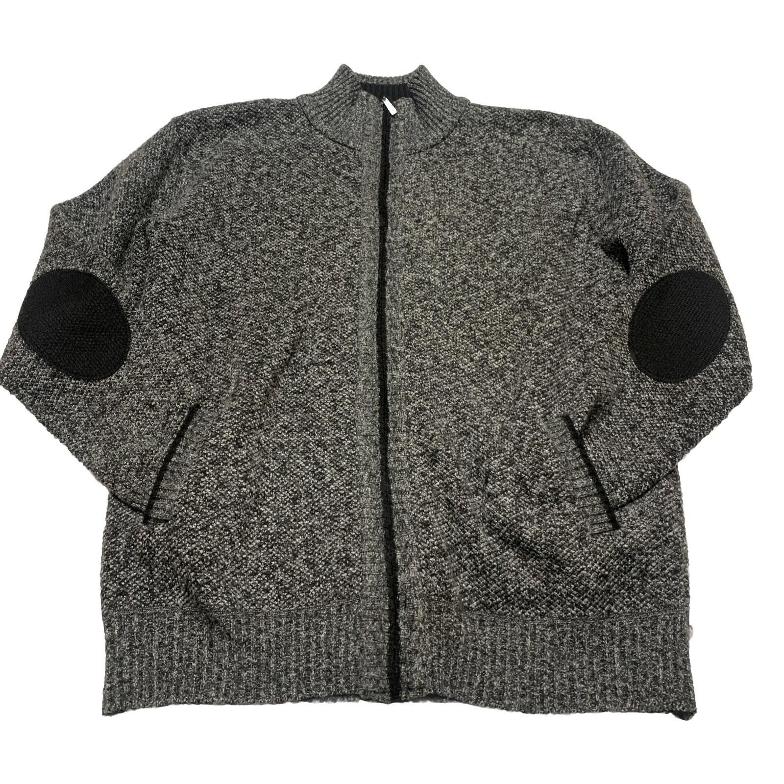 Other Alberto Cardinali Men's Cardigan XL Black Gray Zip Fleece Size US XL / EU 56 / 4 - 1 Thumbnail
