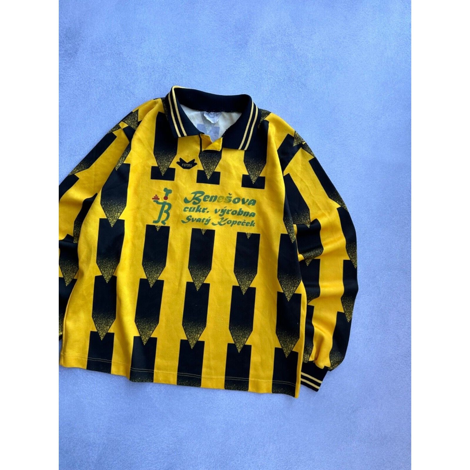 Vintage VTG Ferato 80s Long Sleeve Football Jersey CzechRepublic Size US XXL / EU 58 / 5 - 3 Thumbnail