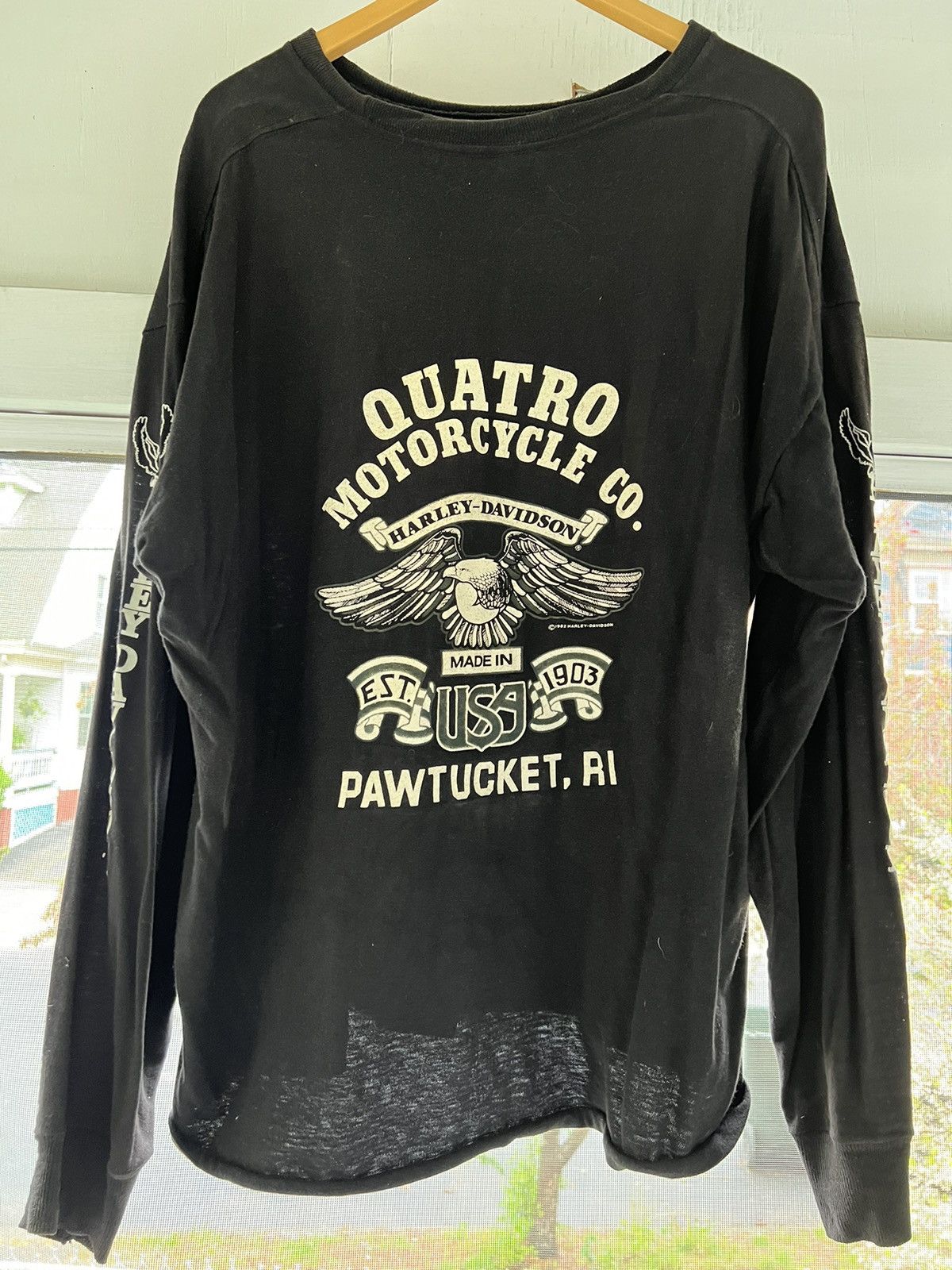 Harley Davidson × Vintage VTG 80s Harley Davidson LS Sz XL Rare Biker 90s Metal Size US XL / EU 56 / 4 - 2 Thumbnail