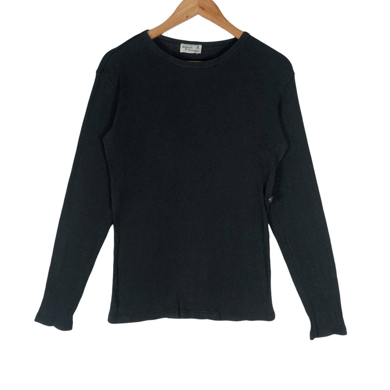 agnes b. Agnes B. Homme Paris Long Sleeve T-Shirt Size M / US 6-8 / IT 42-44 - 1 Thumbnail