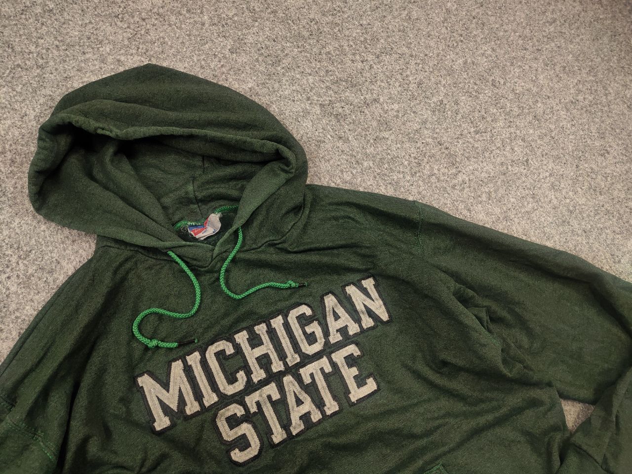 Champion Champion Vintage Michigan state USA Green Hoodie Sweatshirt Size US M / EU 48-50 / 2 - 6 Thumbnail