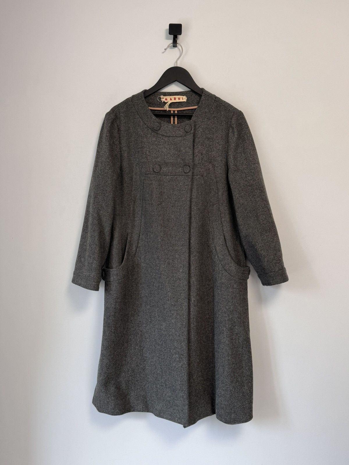 Marni Marni Trench Coat Wool Vintage Size L / US 10 / IT 46 - 1 Thumbnail