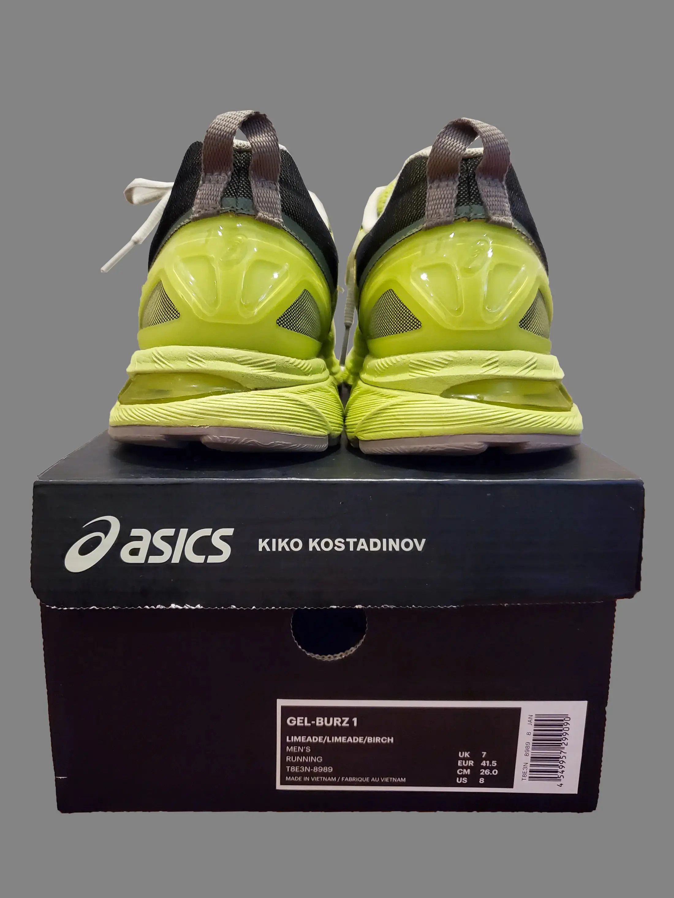 Asics × Kiko Kostadinov Kiko Kostadinov ASICS Gel-Burz 1 Limeade Size US 8 / EU 41 - 5 Thumbnail
