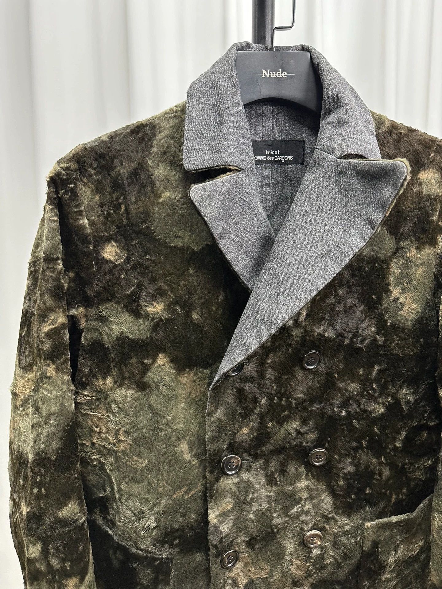Comme des Garcons CDG tricot DB 2-sided jacket 45/106/77 Size US M / EU 48-50 / 2 - 2 Thumbnail