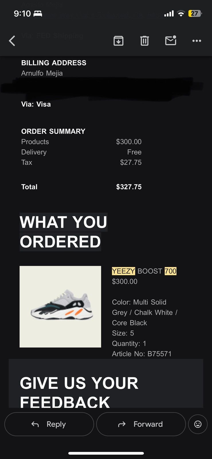 Yeezy Yeezy 700 Waverunners Size US 5 / EU 37 - 7 Thumbnail