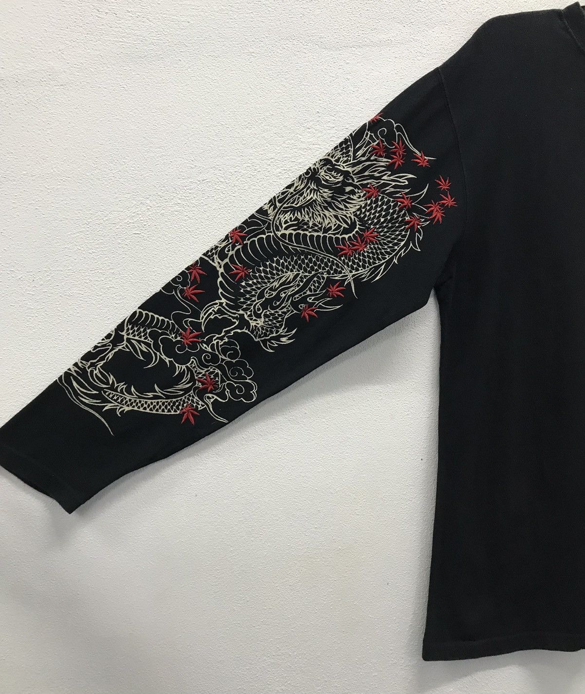 Japanese Brand × Vintage Vintage Japanese Dragon Sukajan Long Sleeve Shirt Size US L / EU 52-54 / 3 - 8 Thumbnail