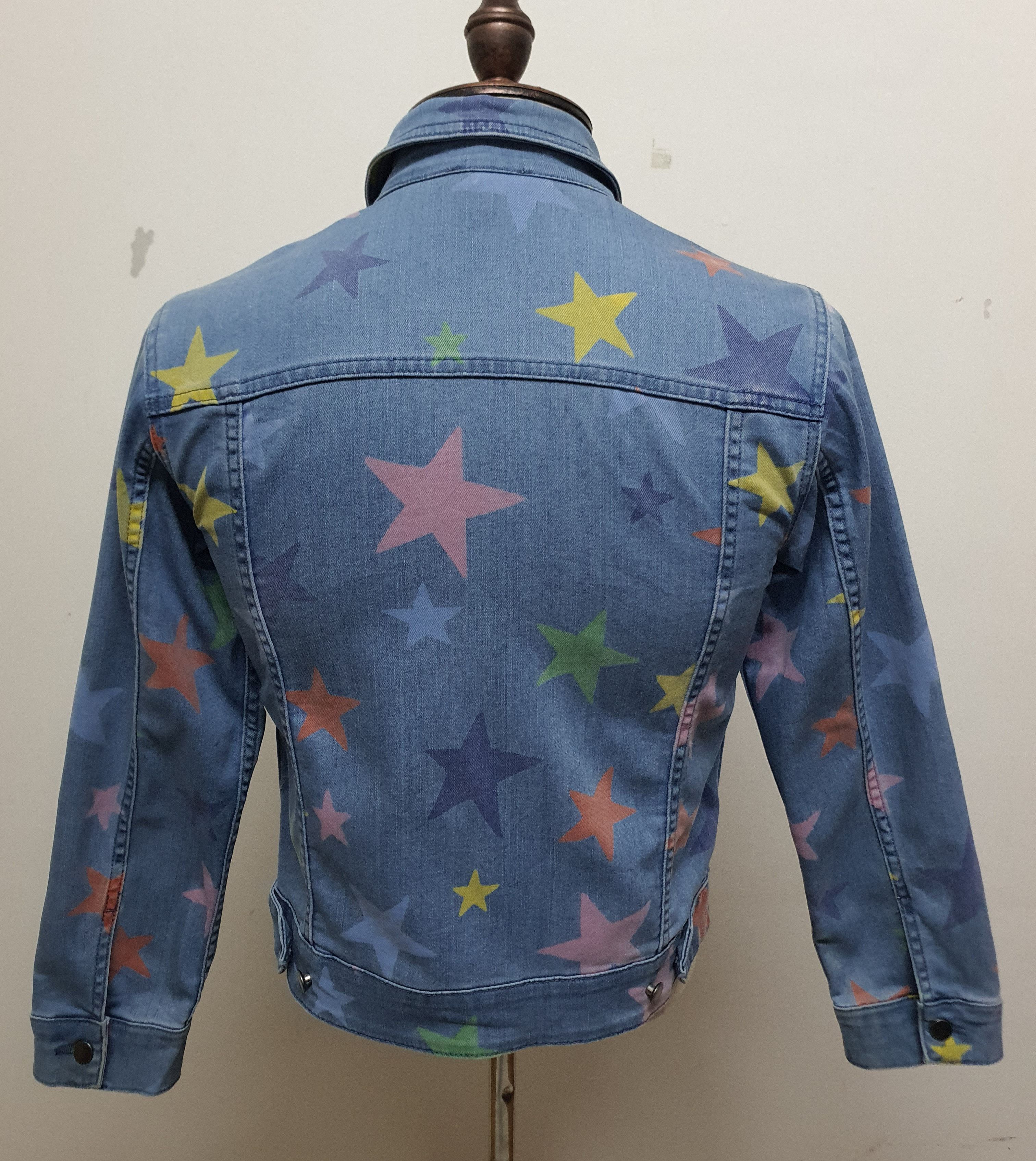 Stella McCartney STELLA McCARTNEY Stars Denim Jackets. Size XXS / US 00 / IT 34 - 6 Thumbnail