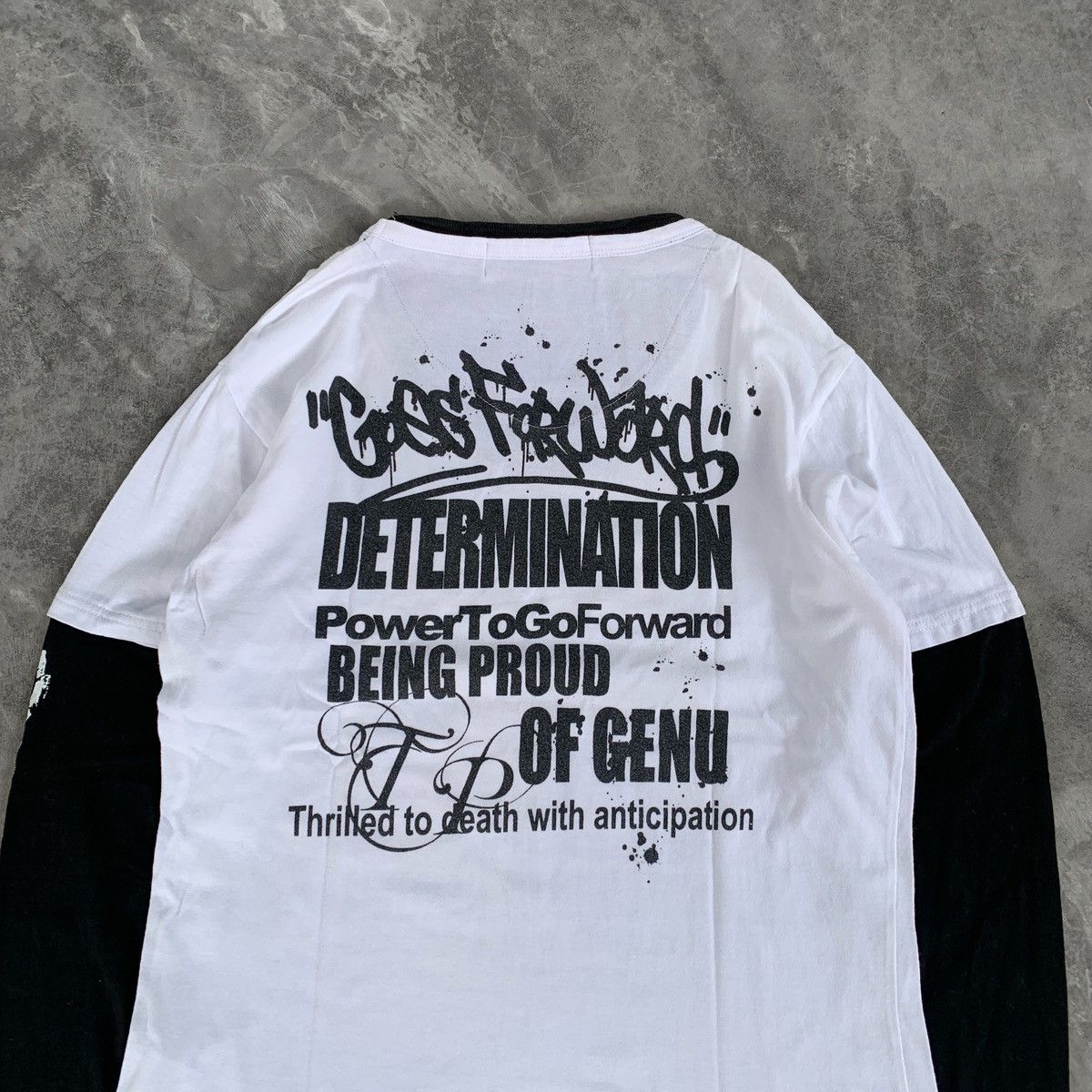 20471120 Beaumont Carr Poem Double Layerd Ifsix LGB Style Tshirt Size US L / EU 52-54 / 3 - 10 Thumbnail